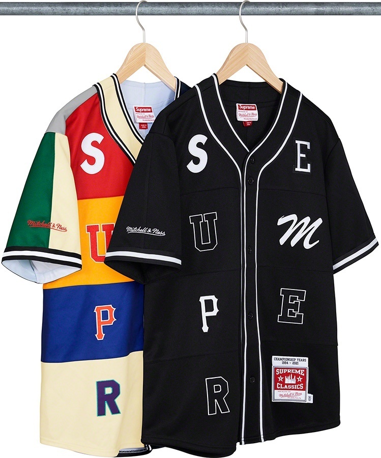 Supreme®/Mitchell & Ness® Patchwork Baseball Jersey